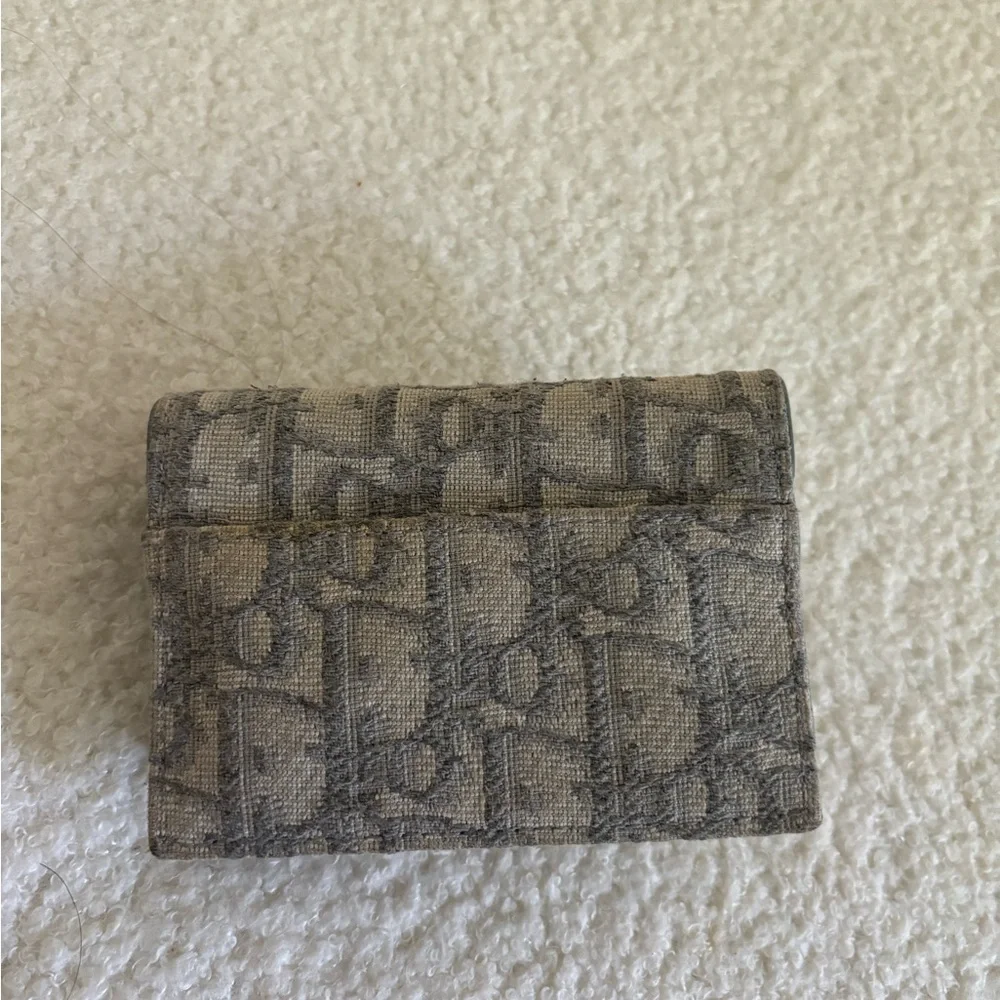 Dior saddle wallet